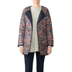 J. Crew Reversible Puffer Jacket Liberty Floral